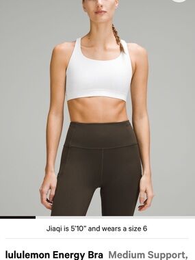 Lululemon Energy Bra - White